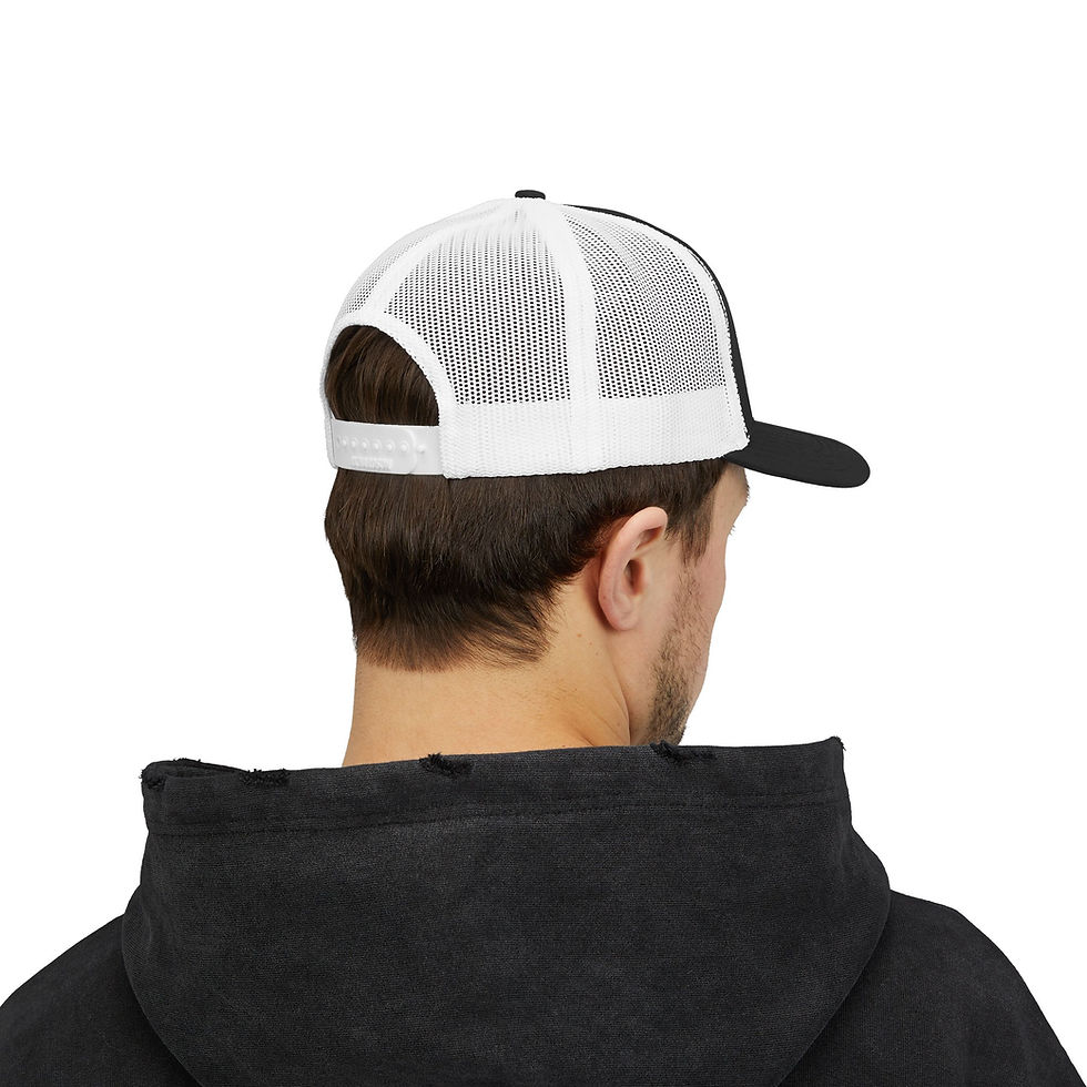 Thumbnail: CICCHINI STATE SENATE ENOUGH Snapback Trucker Campaign Cap (Black/White)