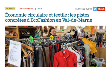 Article dans 94.citoyens.com : une présentation et l'état des lieux d'EcoFashion 94 en avril 2024