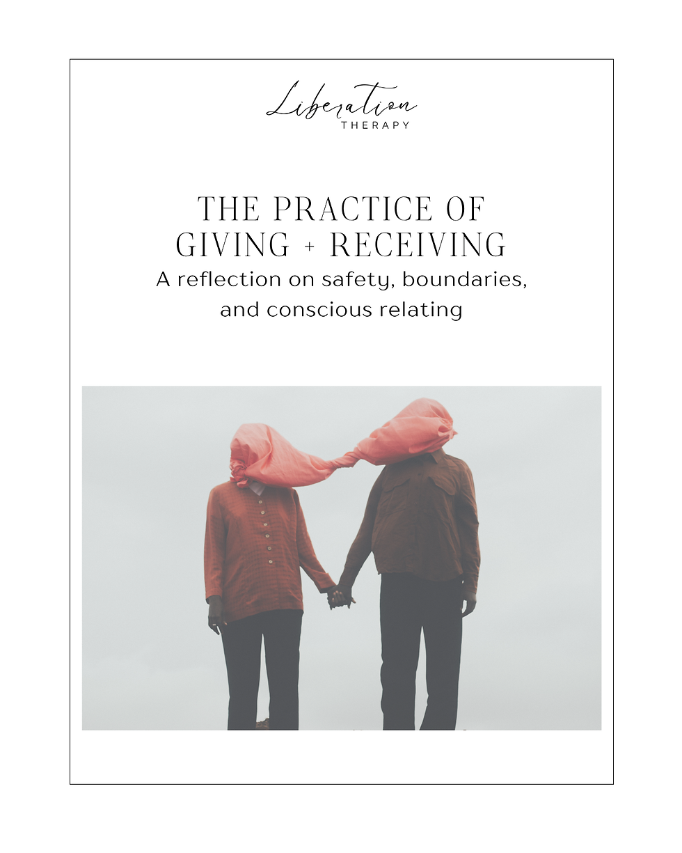The Practice of Giving + Receiving