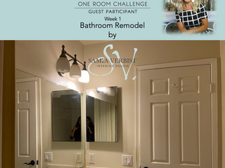 One Room Challenge - Spring 2021 - Bathroom Remodel - Week 1