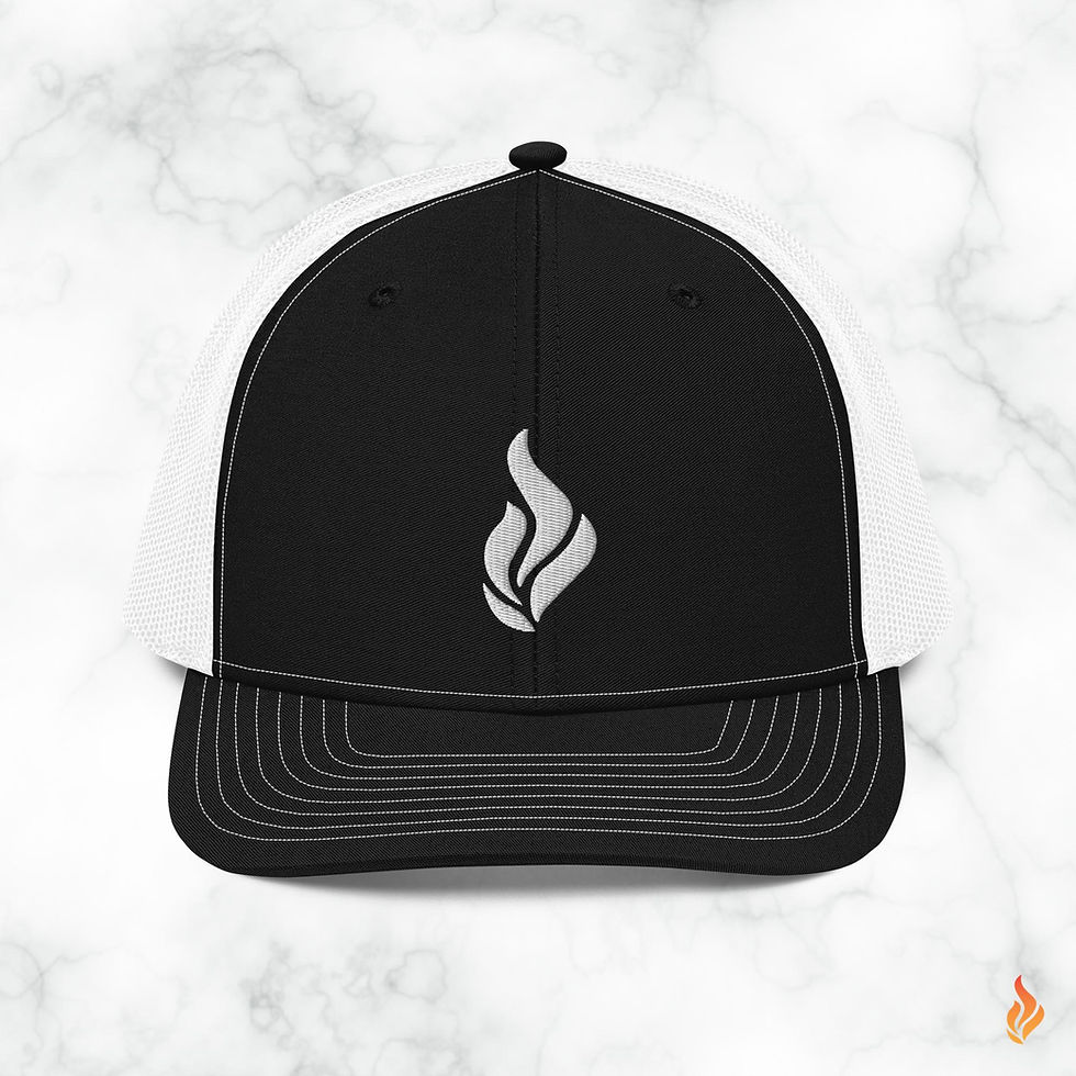Thumbnail: Four Fires Embroidered Trucker Cap
