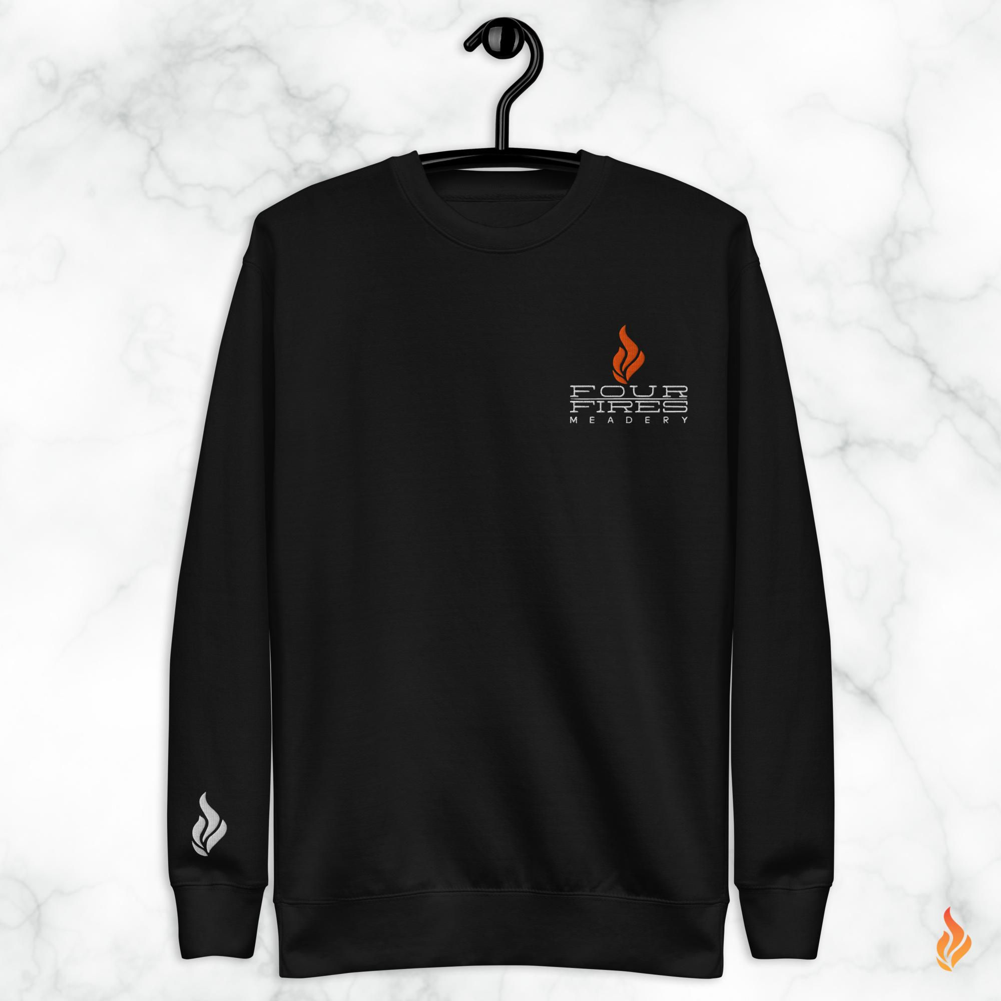 Unisex Sweatshirt with Flame on Wrist