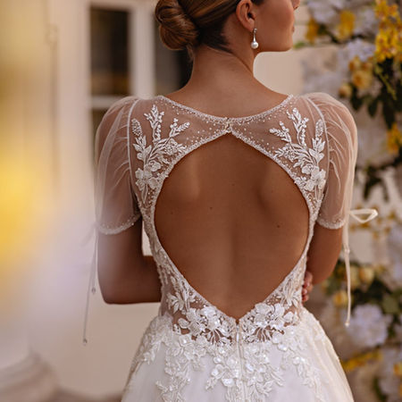 robe de mariée avec manches beauvais