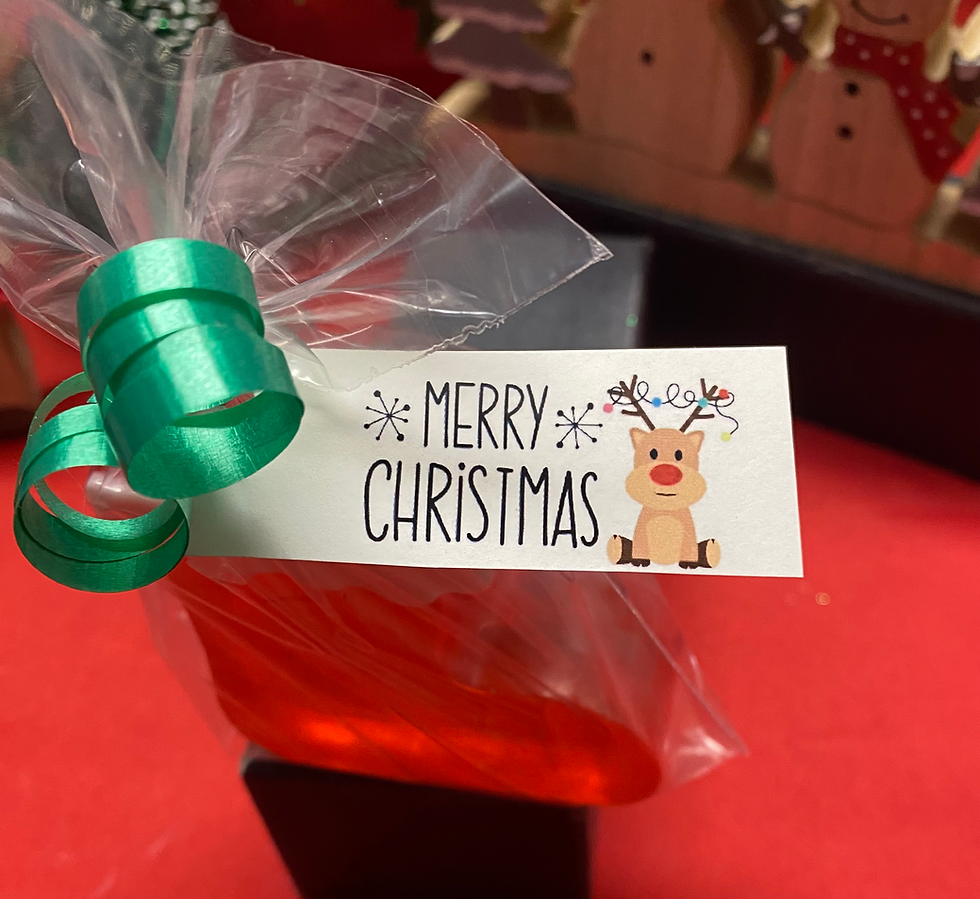 Thumbnail: Christmas Stocking Soap Favor with Tag