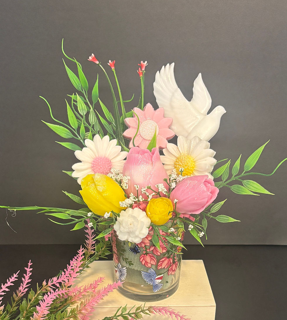 Spring Garden Soap Flowers