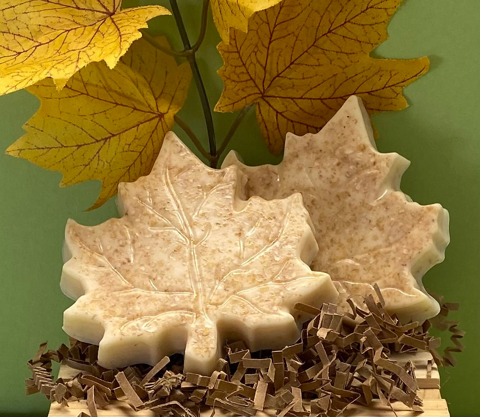 Thumbnail: Beige Maple Leaf Soap