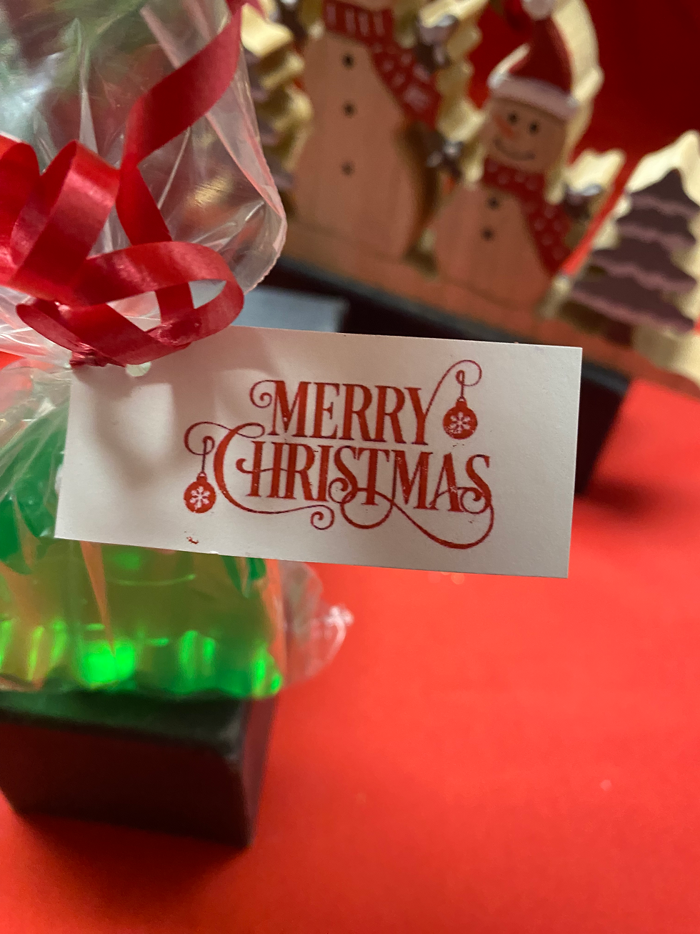 Thumbnail: Christmas Tree Soap Favor with Tag