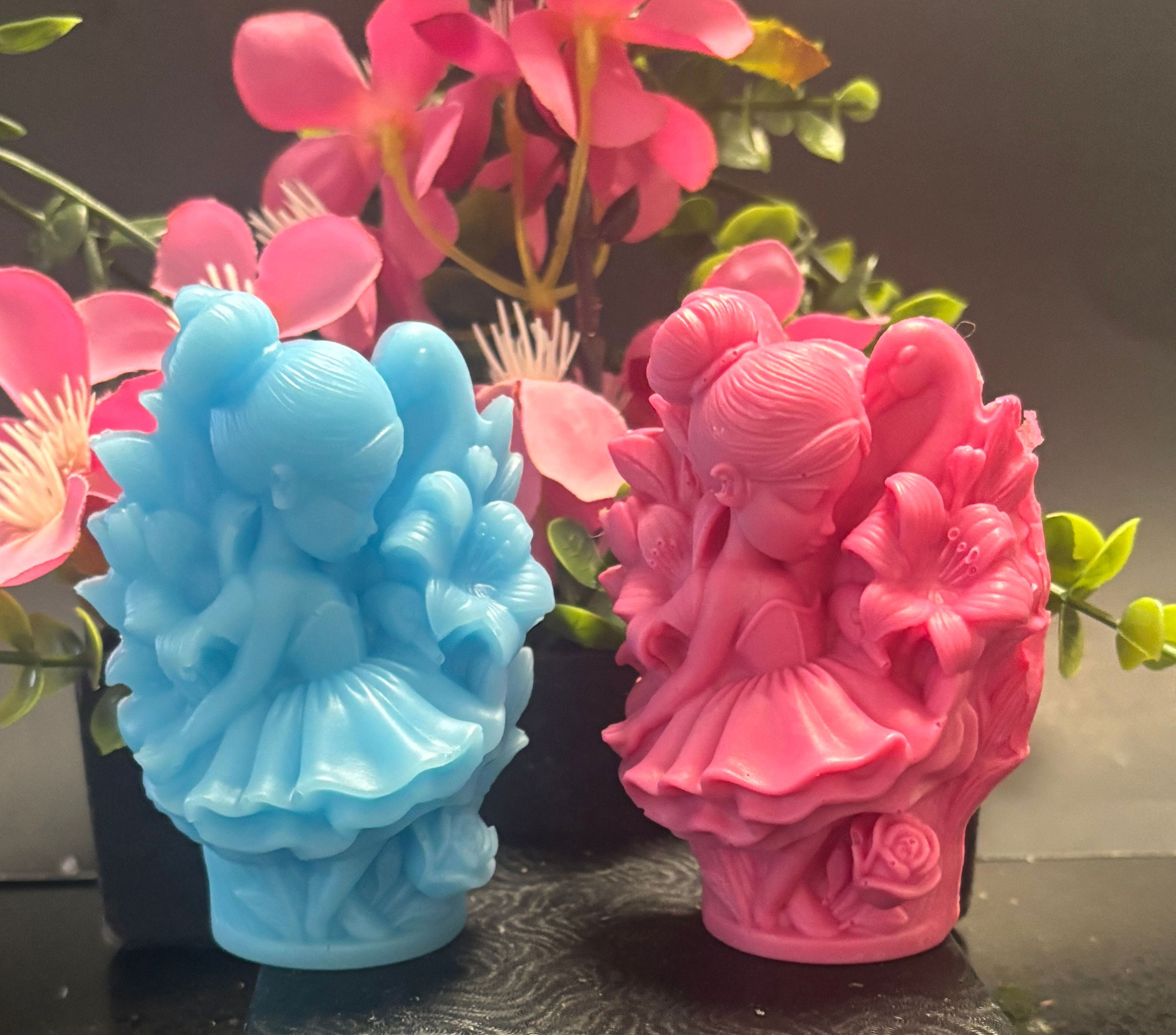 Ballerina with Swan Soaps