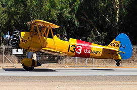 בואינג סטירמן ממריא מהרצליה