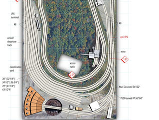 HO scale track plan for John Garvey