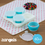 Thumbnail: 2Angels Silicone Food Storage Cups 60ml Set