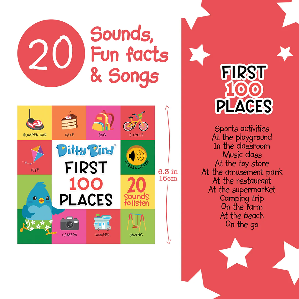 Thumbnail: Ditty Bird First 100 Places Sound Book