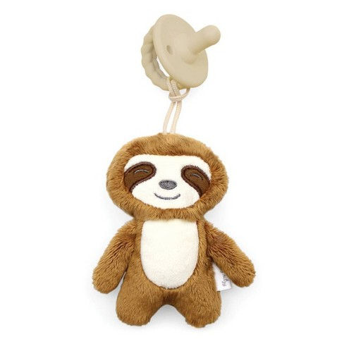 Itzy Ritzy Sweetie Pal Pacifier and Stuffed Animal (Sloth)