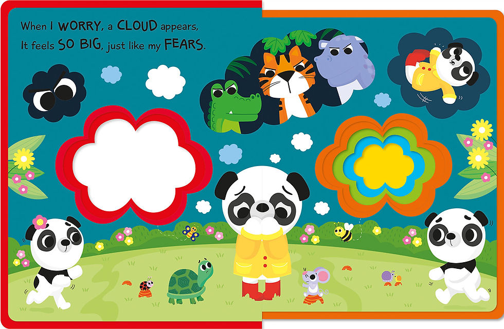 Thumbnail: Heartfelt Felt Board Book - When I Worry