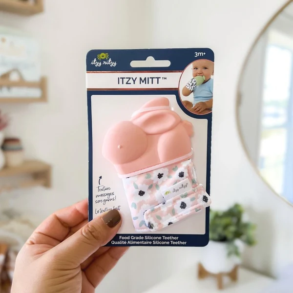 Thumbnail: Itzy Ritzy Teething Mitt -Bunny