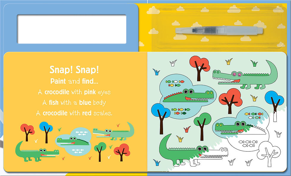 Thumbnail: Water Painting Book: Search and Find Animals