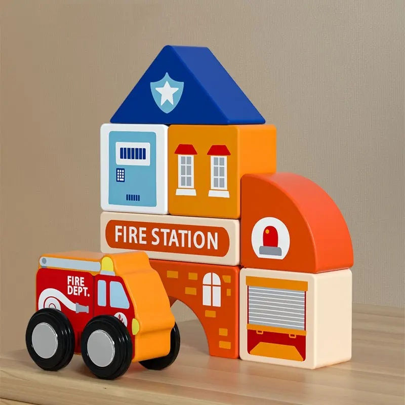 Thumbnail: The Kiddie Concept City Blocks Set