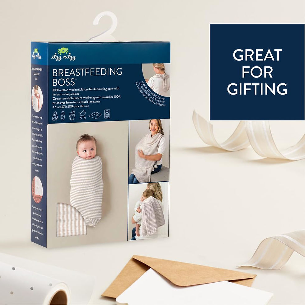 Thumbnail: Itzy Ritzy Breastfeeding Boss A Multitasking Must-Have for Nursing and Swaddling