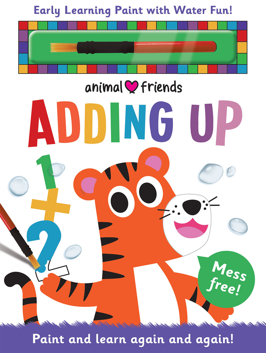 Animal Friends Adding Up: Early Learning Magic Water Colouring