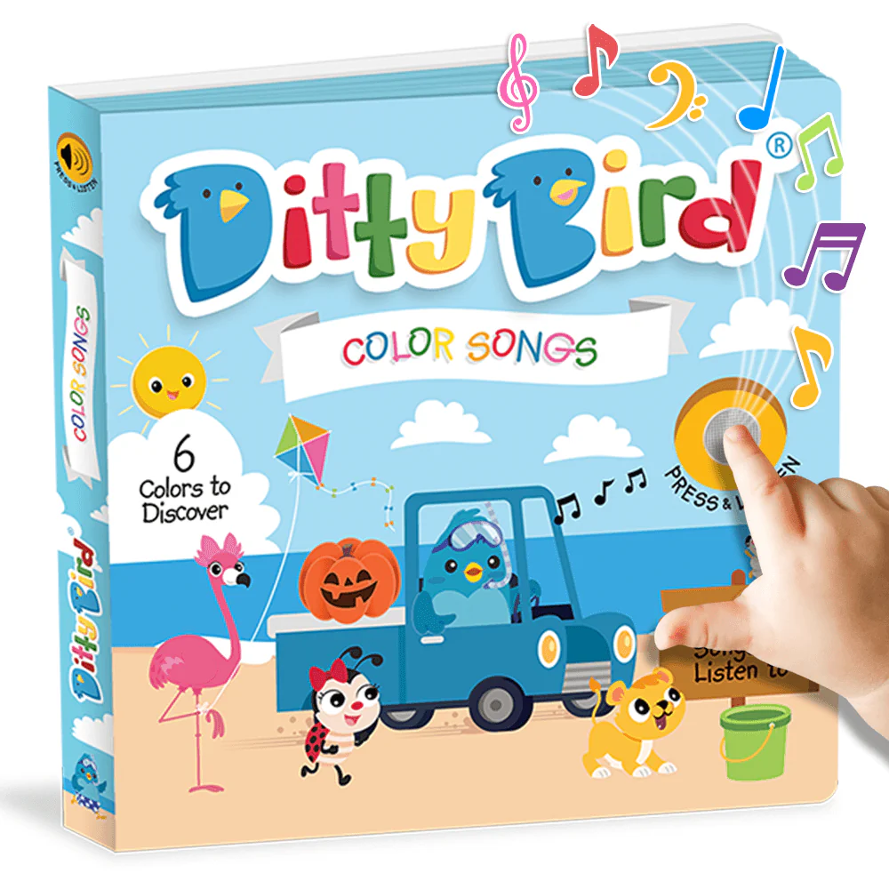 Ditty Bird Musical Book - Color Songs