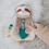 Thumbnail: Itzy Ritzy Lovey Plush and Teether Toy (Sloth)