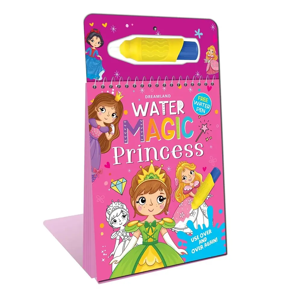 Thumbnail: Dreamland Water Magic Colouring Book - Princess
