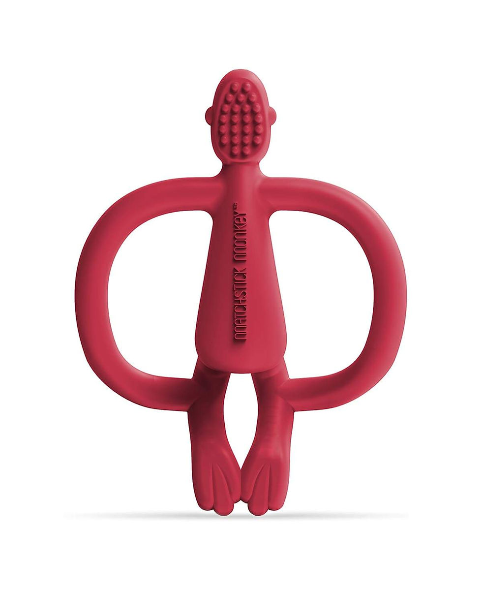 Thumbnail: Matchstick Monkey Teething Toy Red (New Version in Carry Case)
