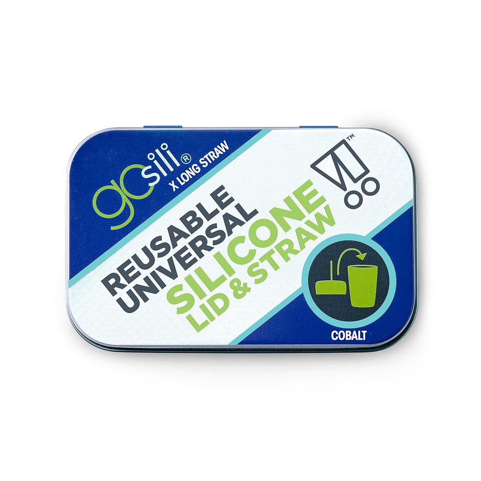 Thumbnail: GoSili Universal Straw Lid with Travel Case