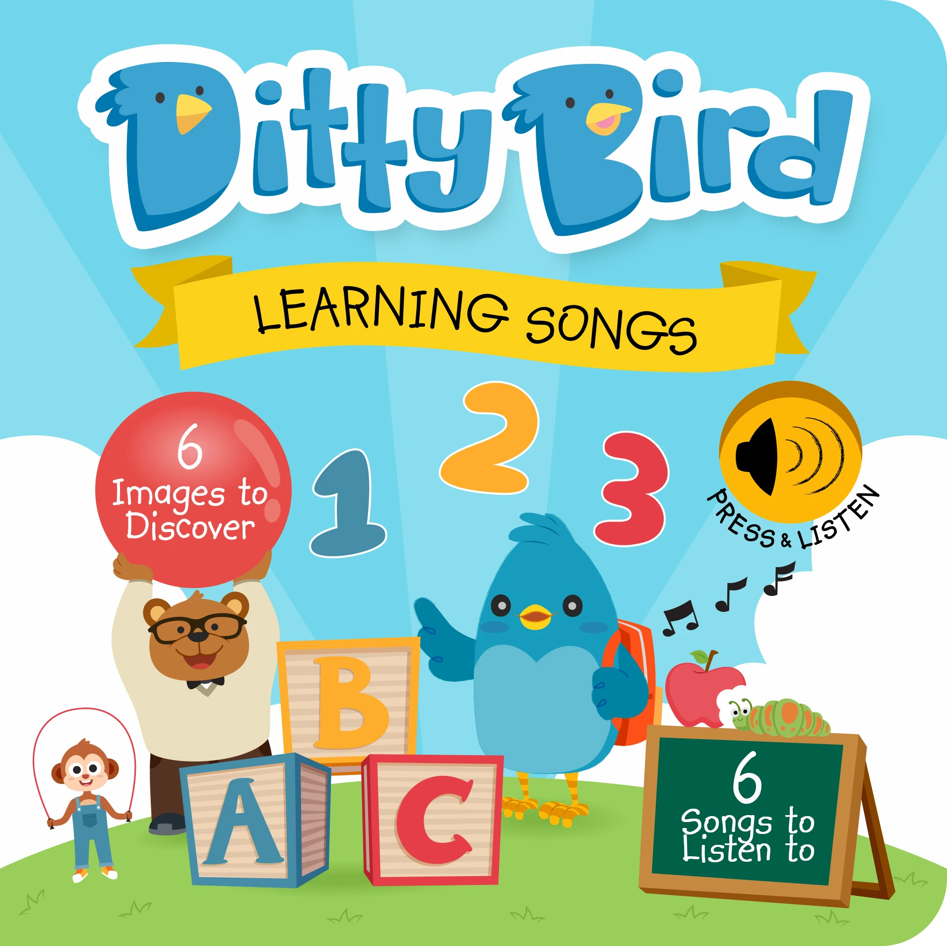 Ditty Bird Musical Book - Learning Songs