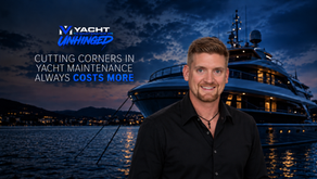 Sam Powell of National Marine Suppliers discussing superyacht maintenance and the cost of cutting corners