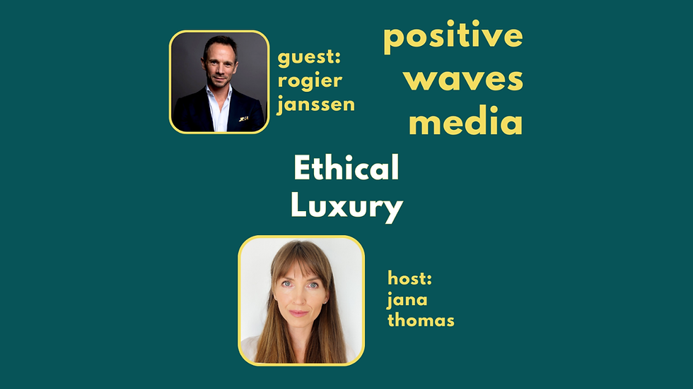 Positive Waves interview with Rogier Janssen of ICE International discussing ethical luxury and the Care & Fair initiative supporting education and women’s empowerment in carpet-producing communities.