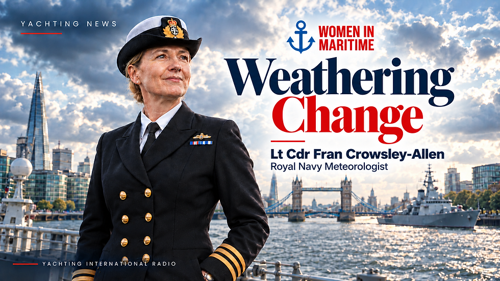 Royal Navy Meteorologist Fran Crowsley-Allen on Weather, Risk and Women at Sea