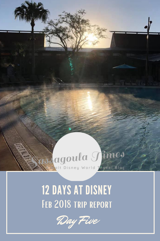 12 Days at Disney Feb 2018 Trip Report - Day Five