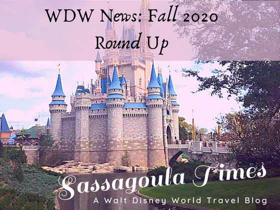Walt Disney World News Round-up Fall 2020