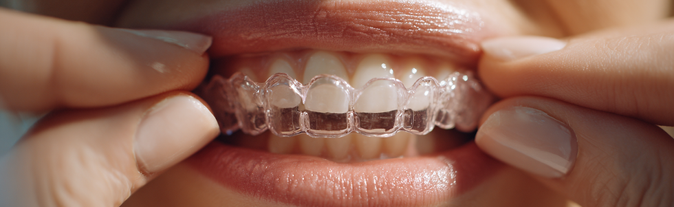 Close up of invisalign