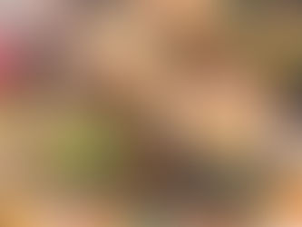 Uma mesa posta com um prato de comida caseira repetido várias vezes na semana, como macarrão ou arroz com feijão.