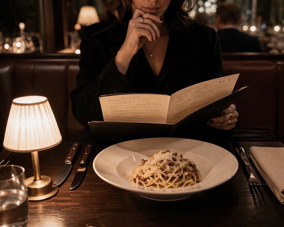 O prato que você sempre pede e o que suas escolhas automáticas revelam sobre você