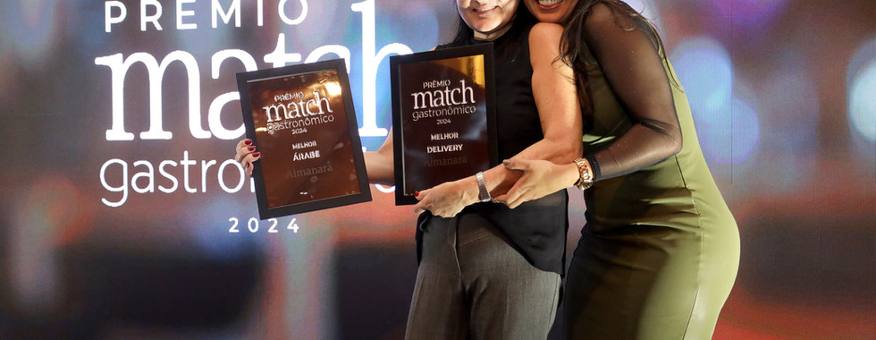 Vencedores da premiação do Match Gastronômico