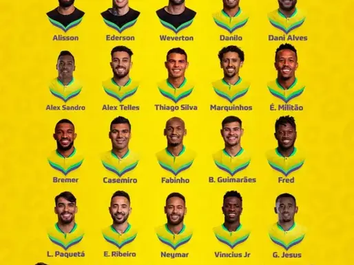 Tite convoca a Seleção Brasileira para Copa do Catar com Daniel Alves; confira lista