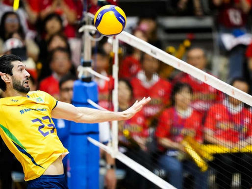 Seleção masculina de vôlei vence Japão e confirma vaga na fase final da Liga das Nações