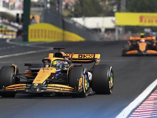 Norris tira o pé e entrega vitória para Piastri no GP da Hungria de Fórmula 1