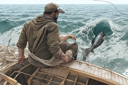 fishermen-standing-in-boat-at-sea-and-holding-fishing-line-wide-sea-perspectiveocean-wave-