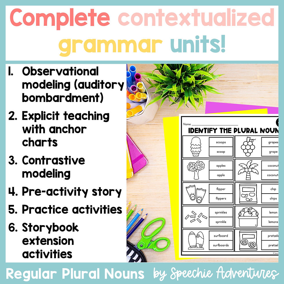 Thumbnail: Regular Plural Nouns Seasonal Bundle