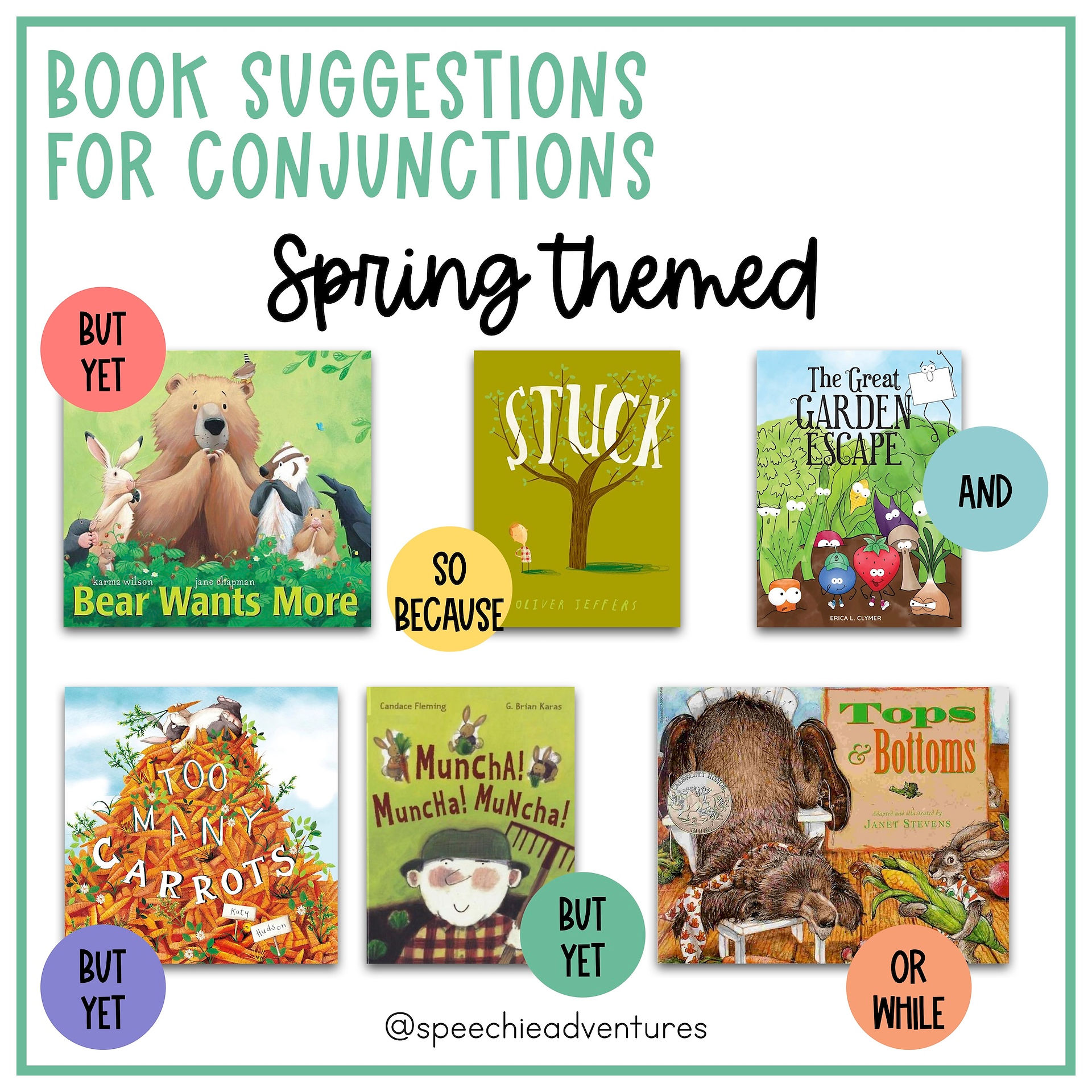 book covers with target conjunctions