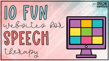 10 Fun Websites for Speech and Language Therapy