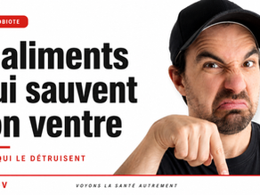 yohann ménard, 5 aliments qui sauvent ton ventre