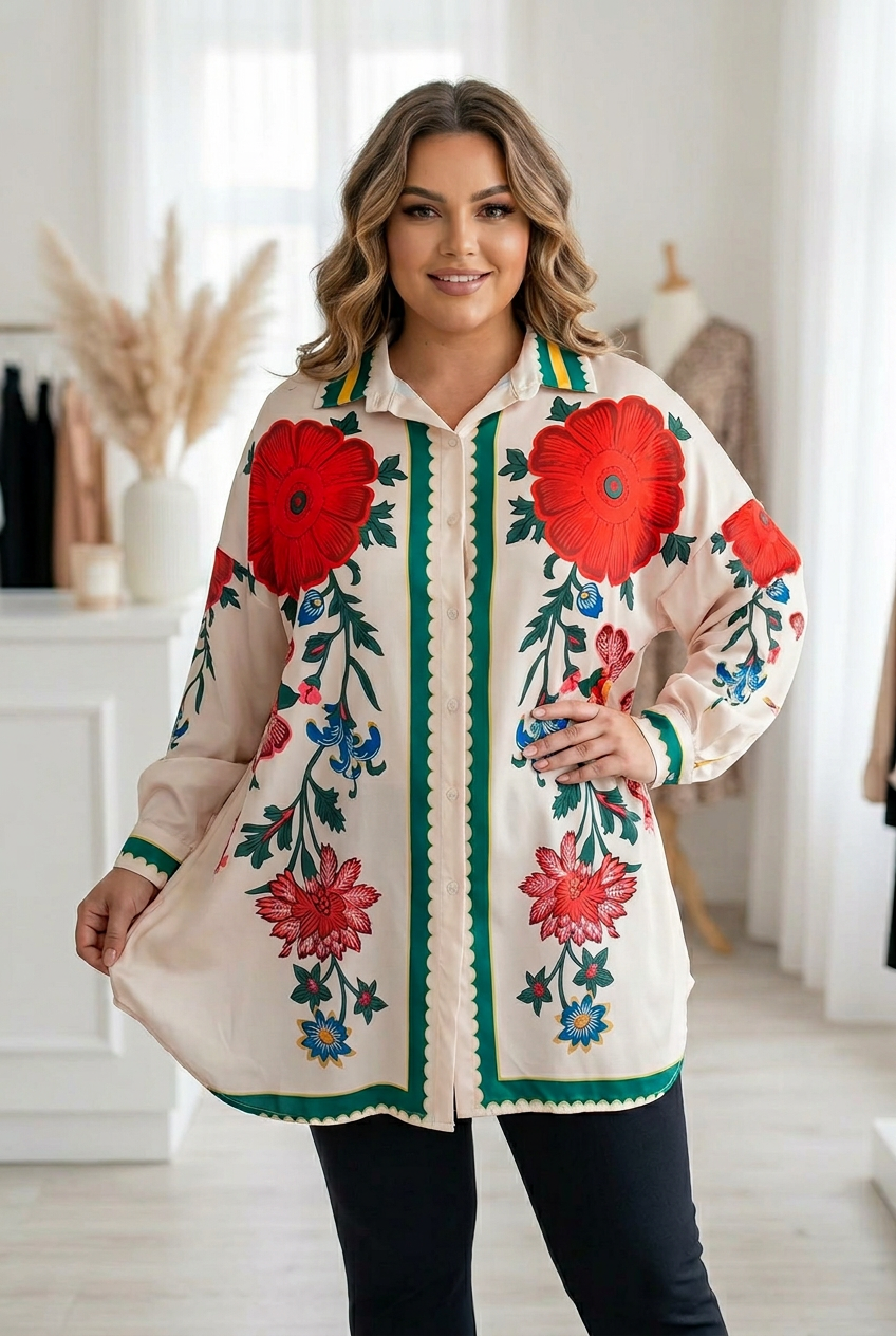 Miniatura: Camicia fantasia Cod.Za01 Tg.56-58