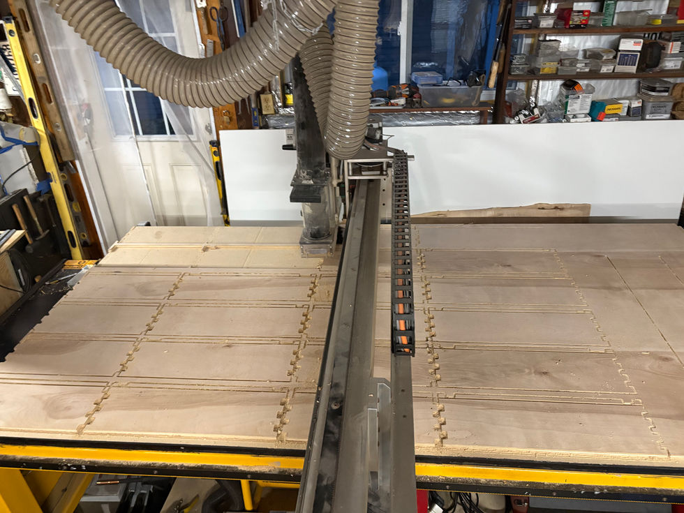 CNC cut cabinet drawers