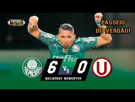 Palmeiras atropela Universitário-Per e fica com a segunda campanha na Libertadores
