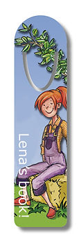 Bookmark decoration with our Lena Longlegs character.